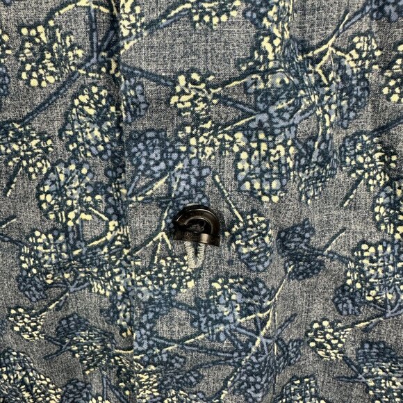 Perry Ellis Mens Floral Short Sleeve Button-Up Shirt Size Large - Picture 2 of 8